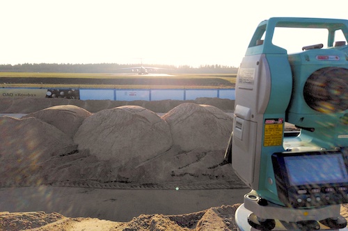 Исполнительная съемка для подсчета объема земляных работ